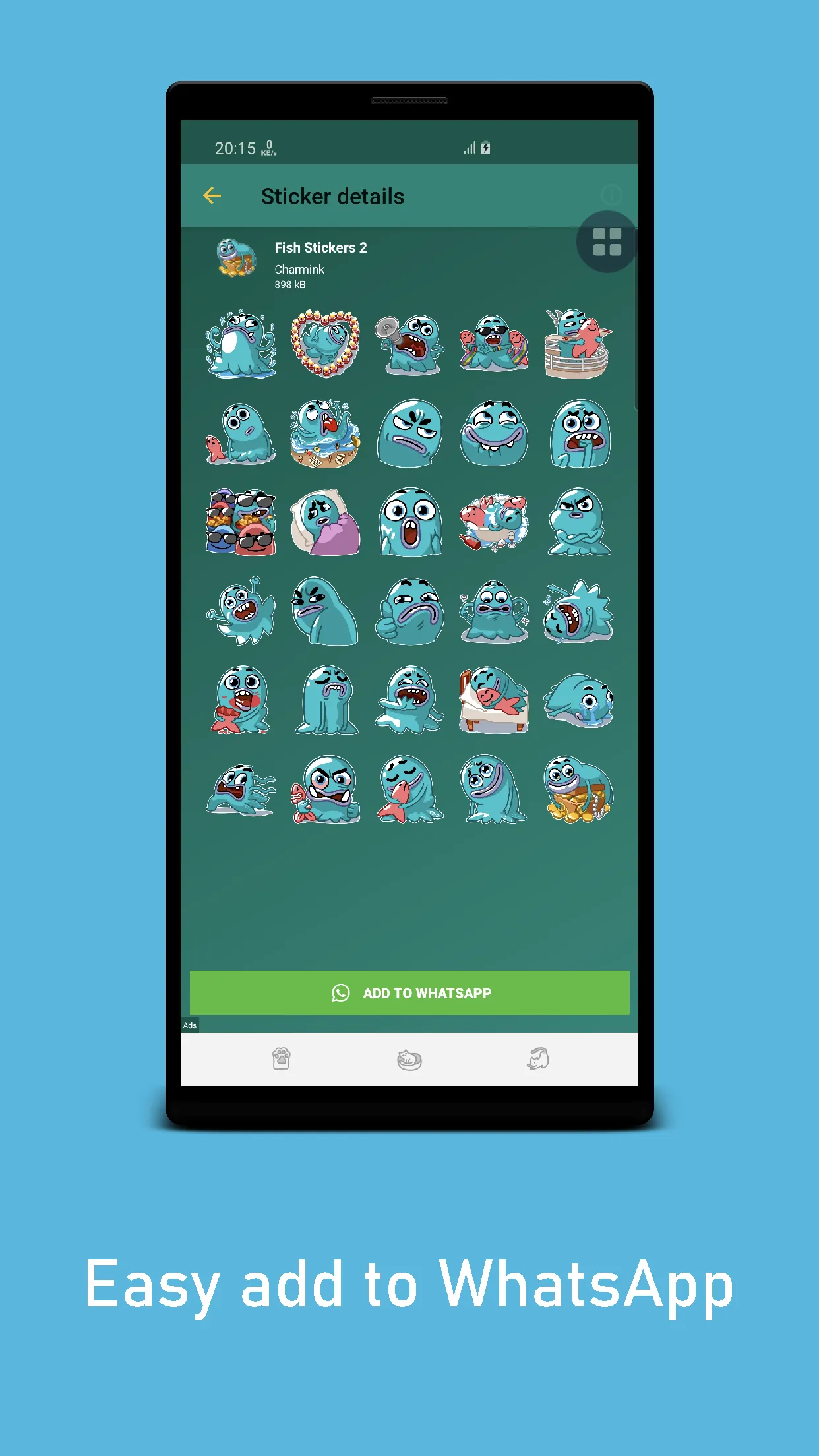 Fish WAStickerApps | Indus Appstore | Screenshot