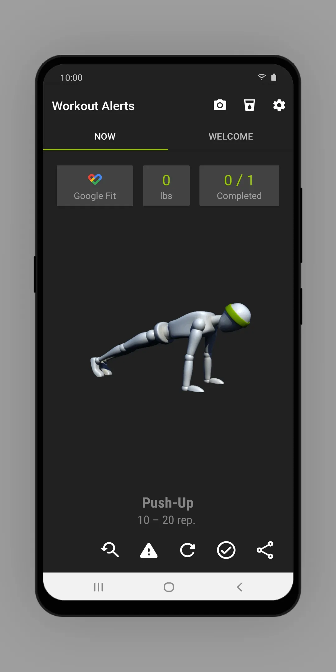 Workout Alerts | Indus Appstore | Screenshot