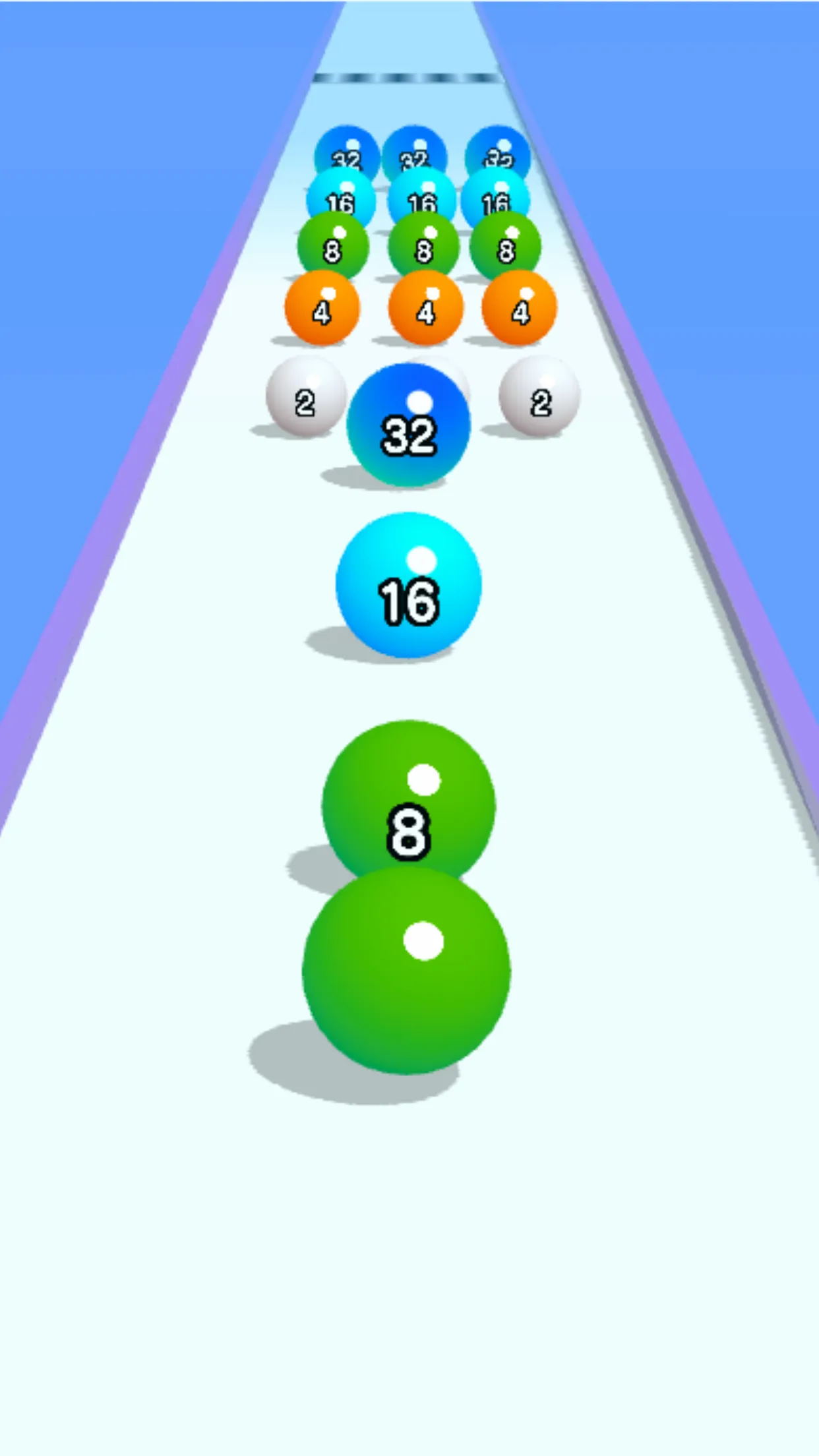 Ball Run 2048: merge number | Indus Appstore | Screenshot