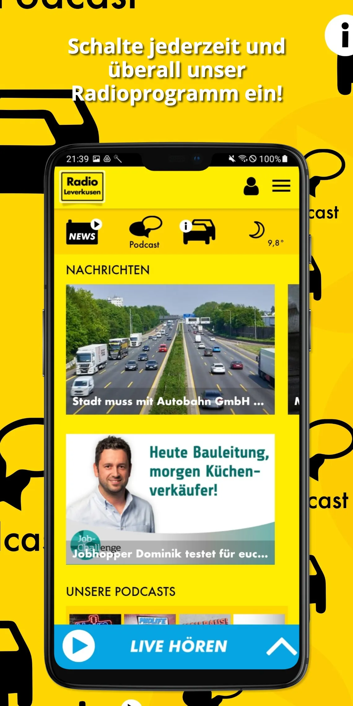 Radio Leverkusen | Indus Appstore | Screenshot