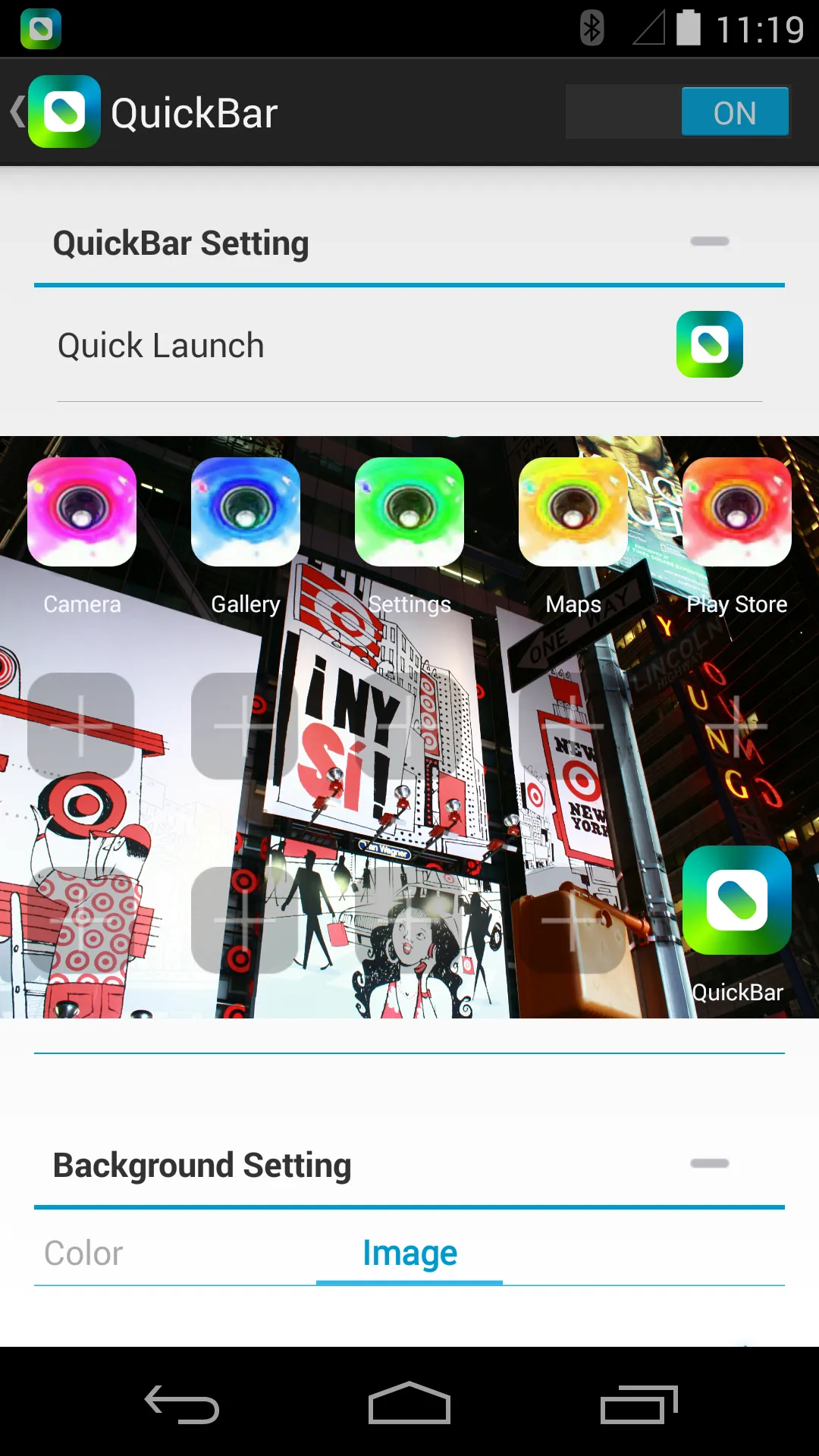 Quick Bar(Noti bar Short cut) | Indus Appstore | Screenshot