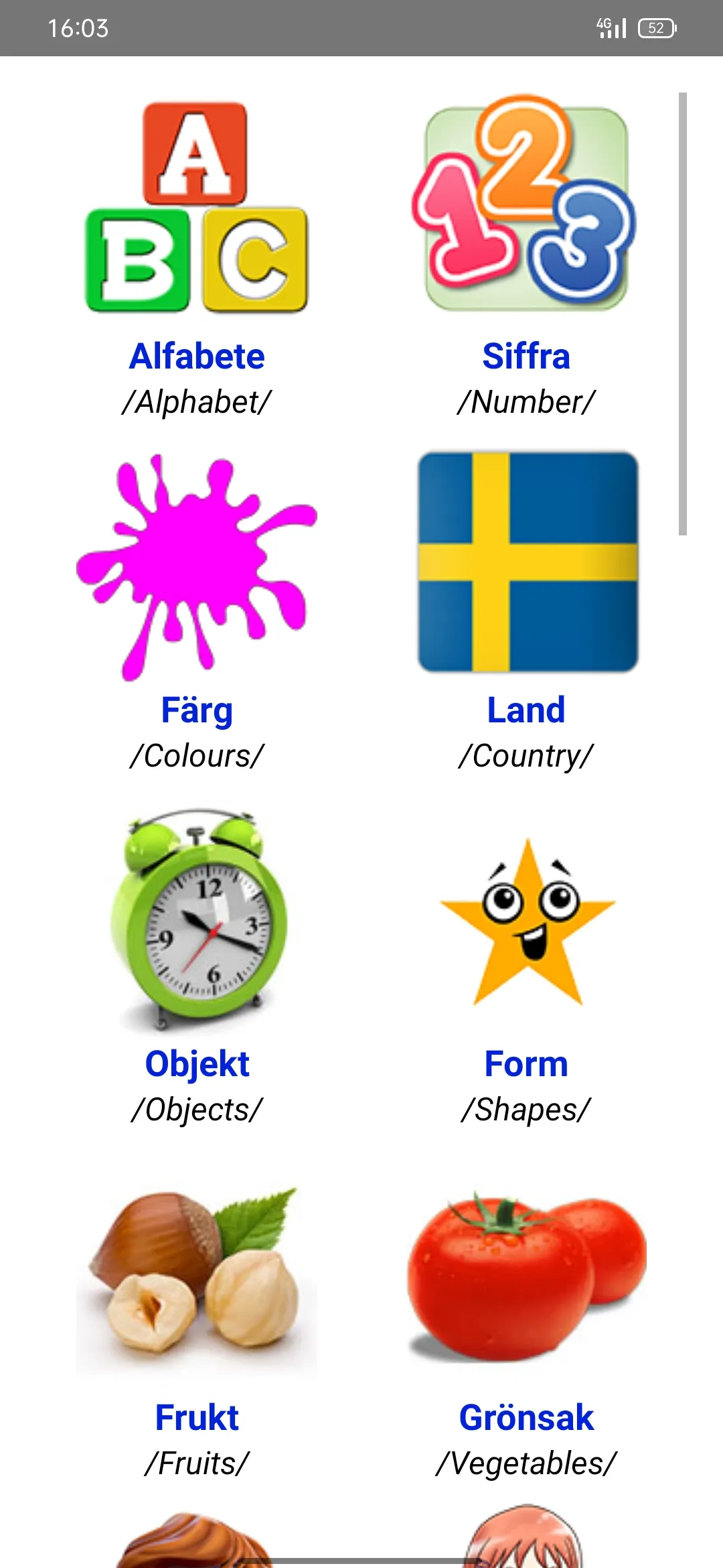 Learn Swedish Voca | Indus Appstore | Screenshot