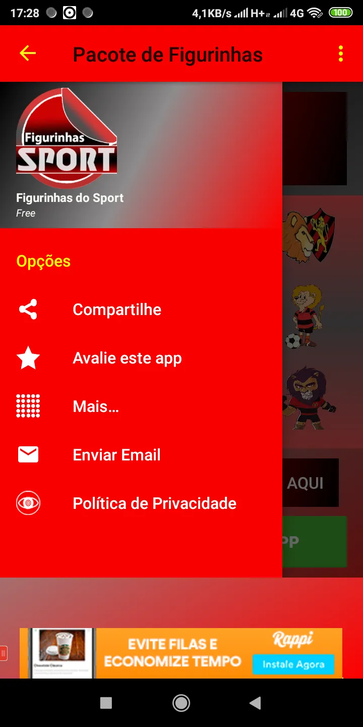 Figurinhas do Sport RE | Indus Appstore | Screenshot