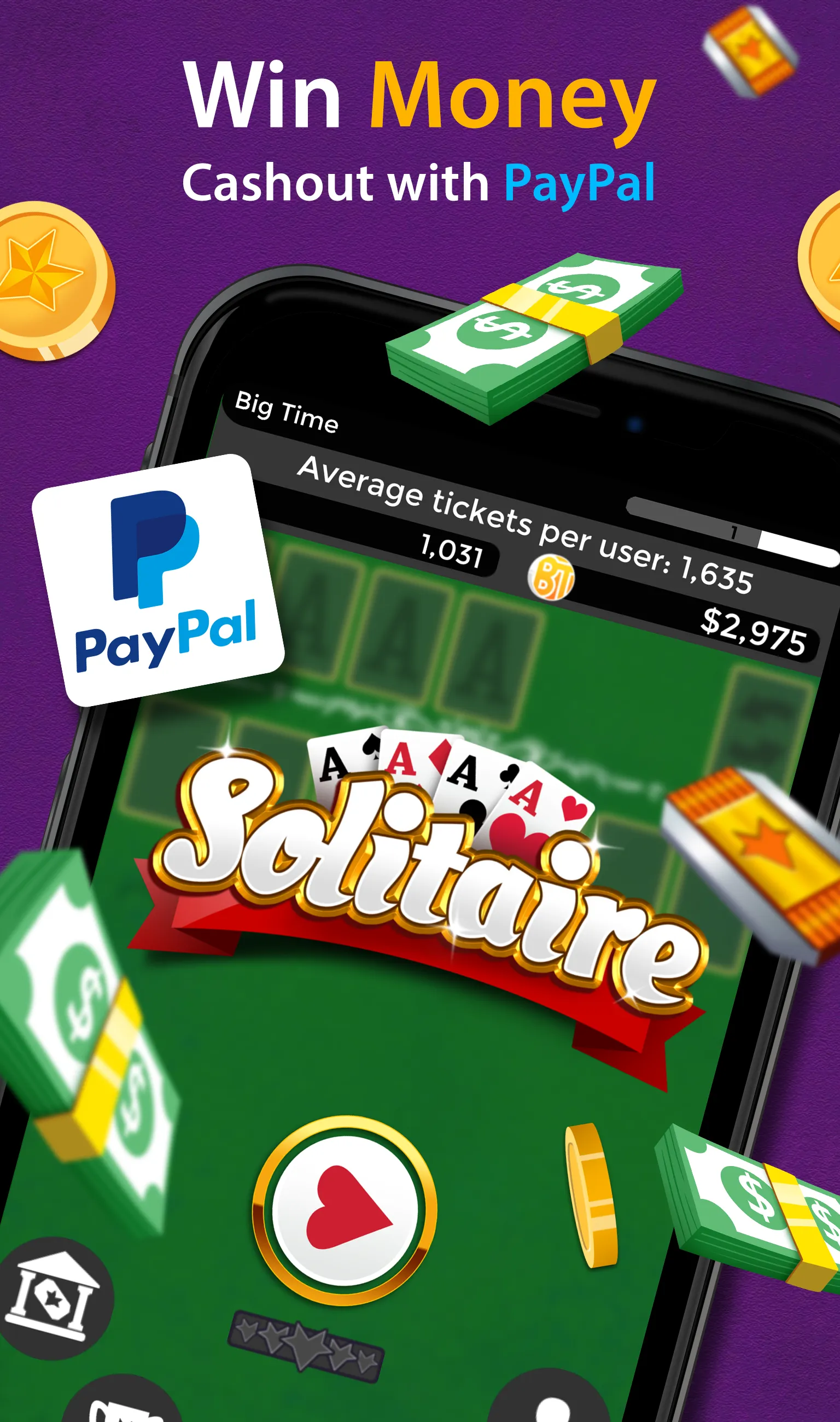 Solitaire - Make Money | Indus Appstore | Screenshot