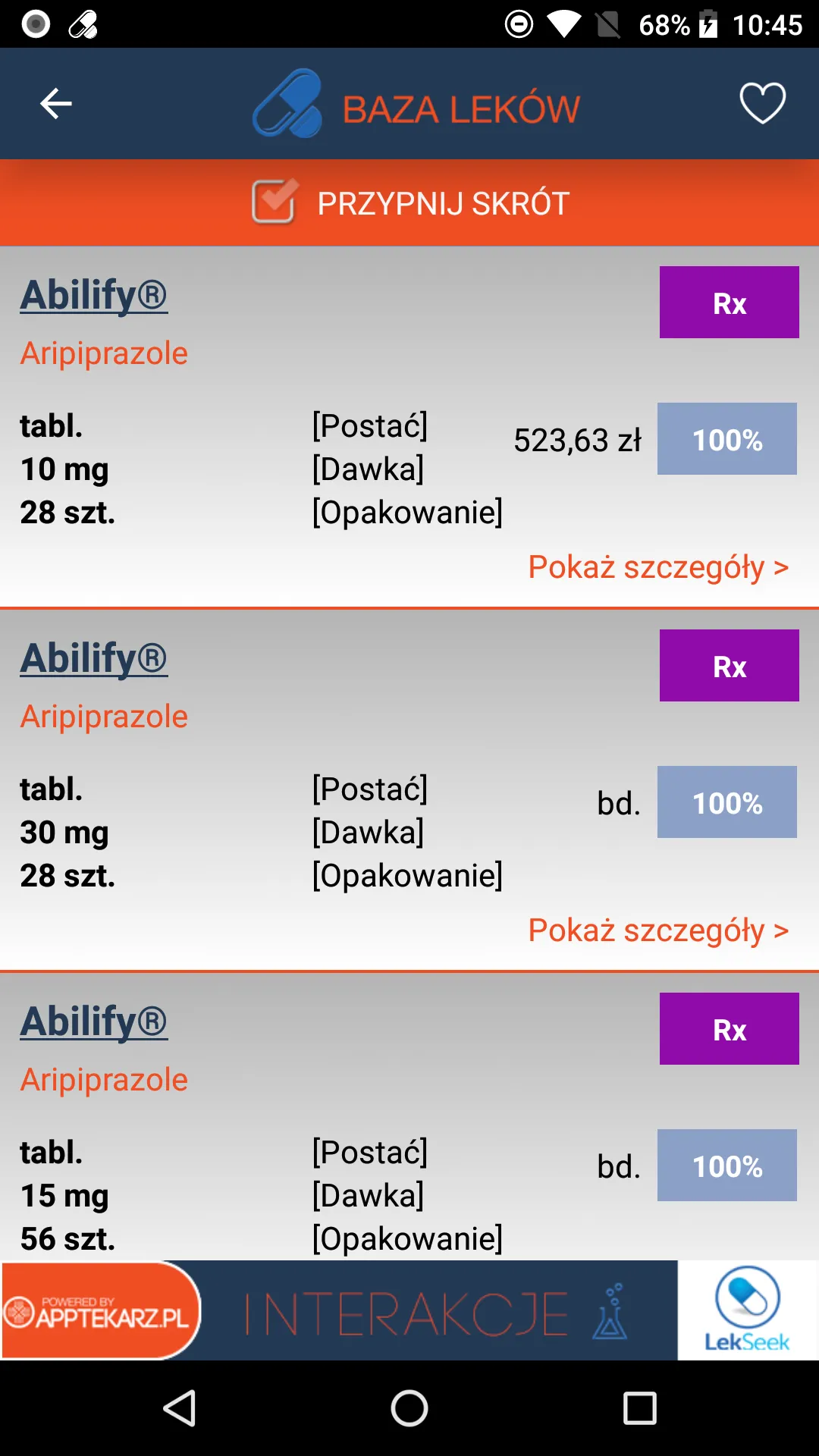 Aptekarz Baza Leków | Indus Appstore | Screenshot