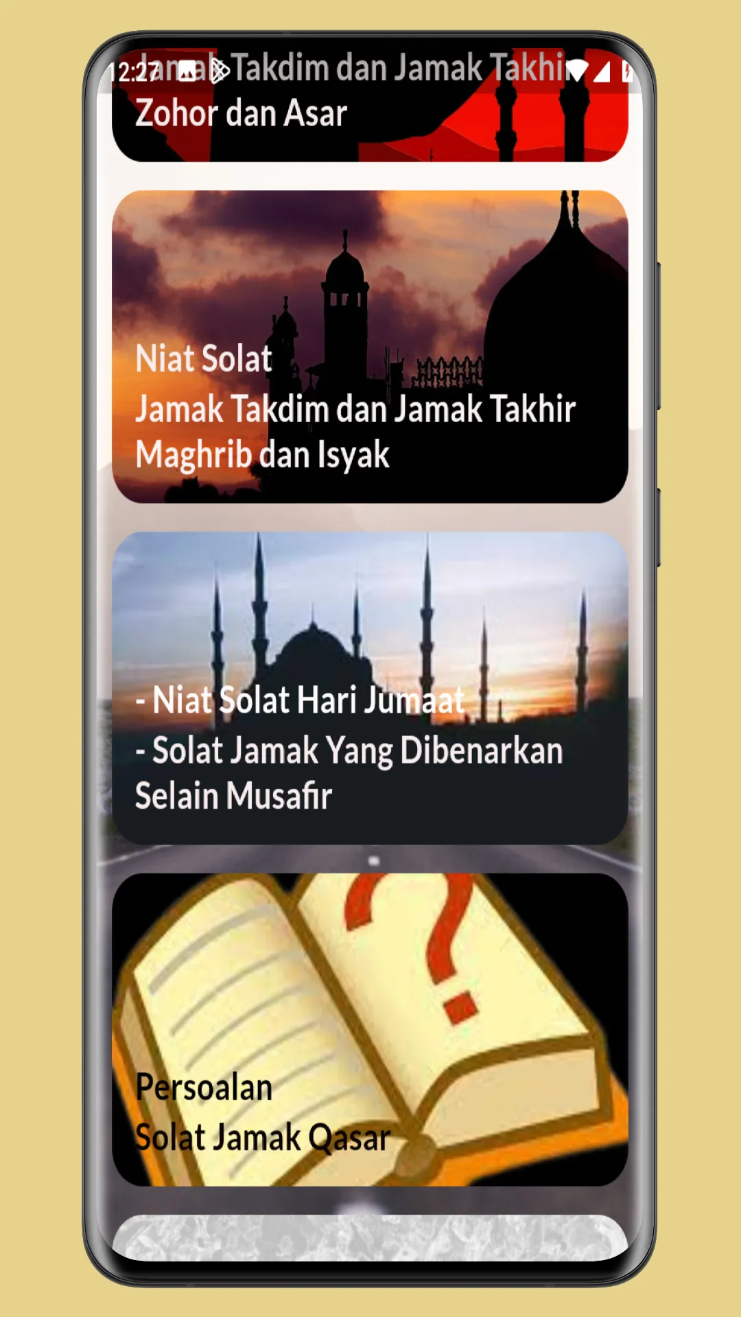 Jom Belajar Solat Jamak Qasar | Indus Appstore | Screenshot