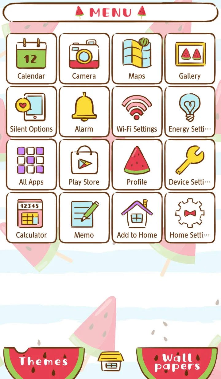 Watermelon Breeze Theme | Indus Appstore | Screenshot