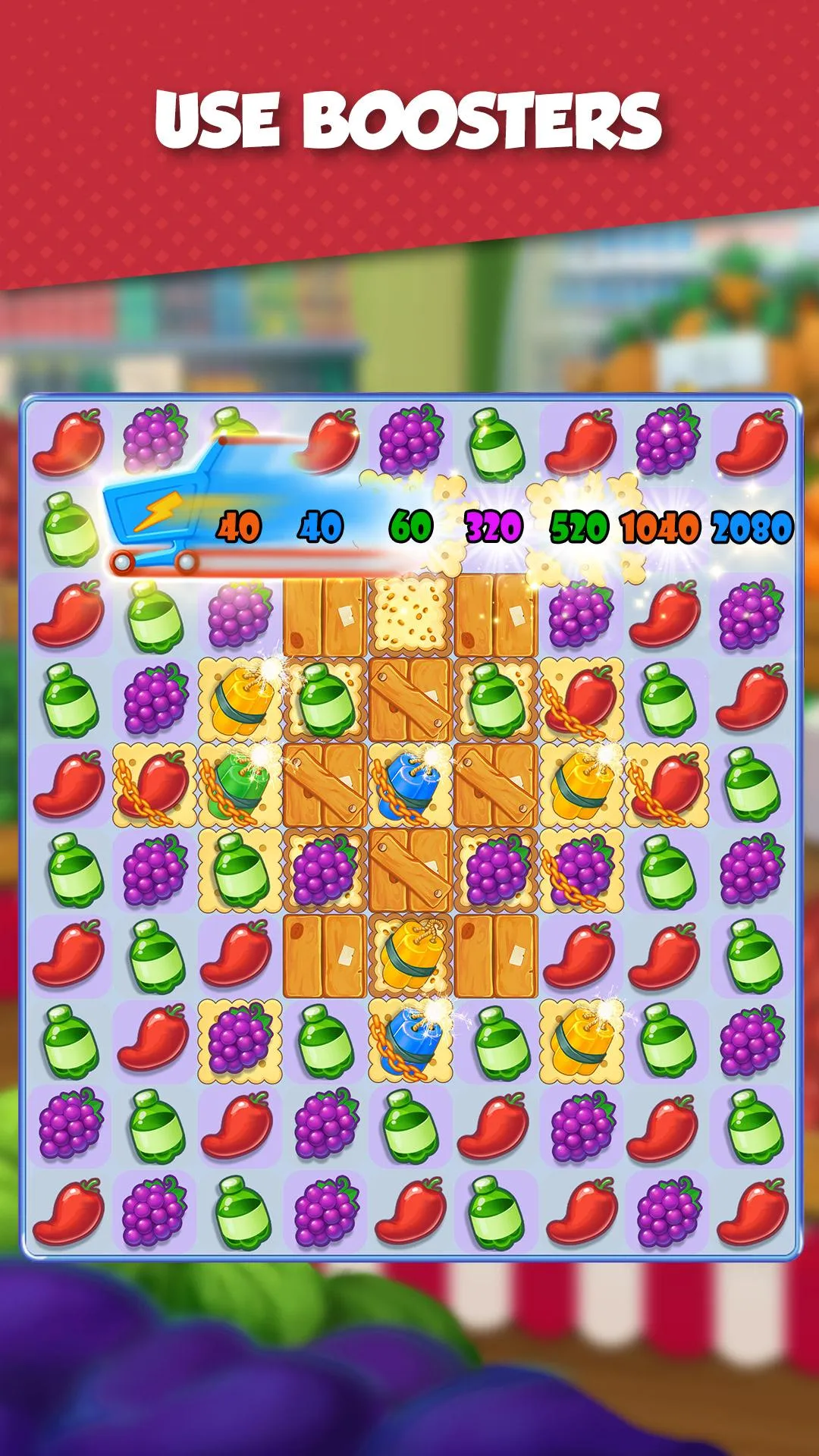 Supermarket Mania - Match 3 | Indus Appstore | Screenshot