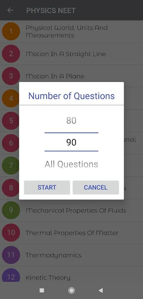 PHYSICS - NEET MCQs MOCK TEST  | Indus Appstore | Screenshot