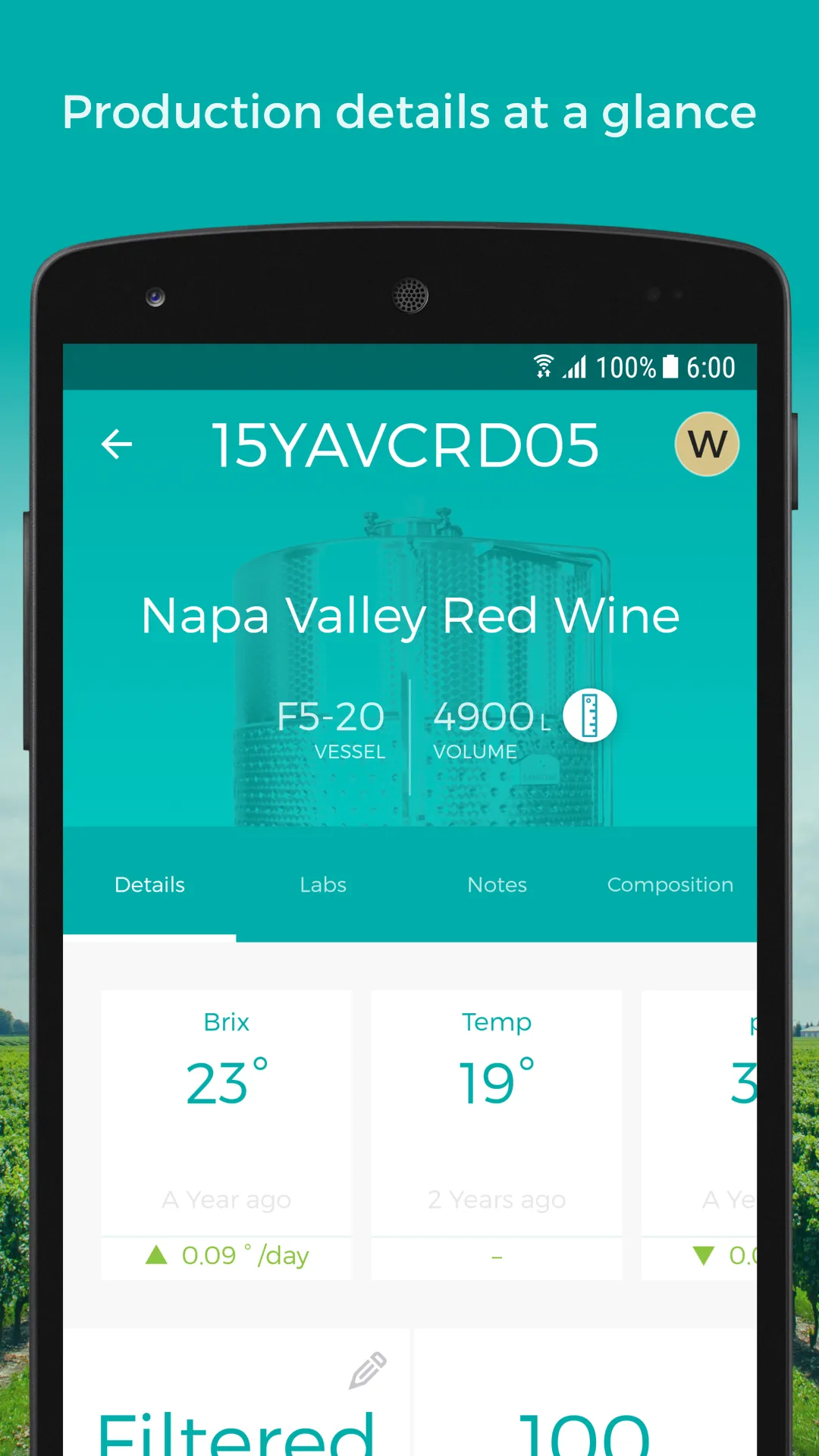 Vintrace | Indus Appstore | Screenshot