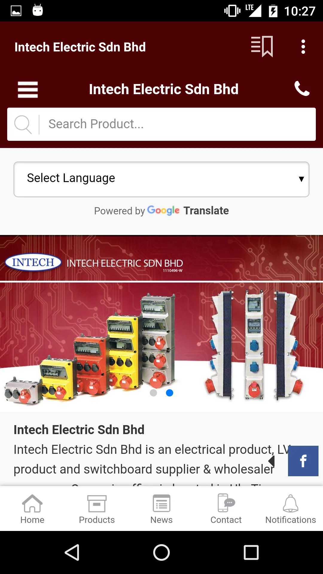 Intech Electric Sdn Bhd | Indus Appstore | Screenshot