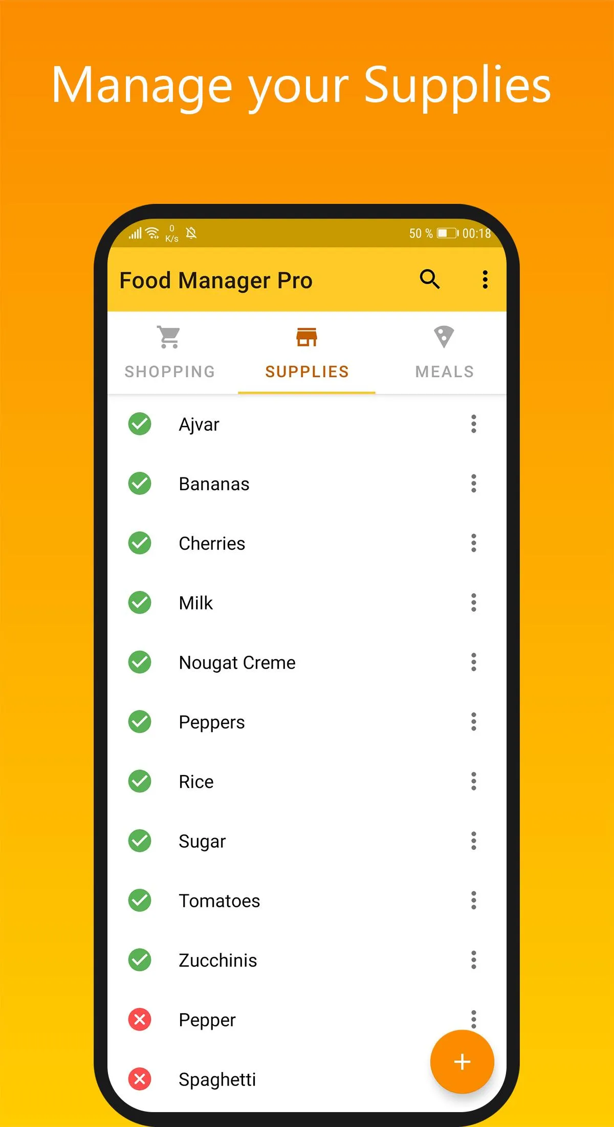 Food Manager | Indus Appstore | Screenshot