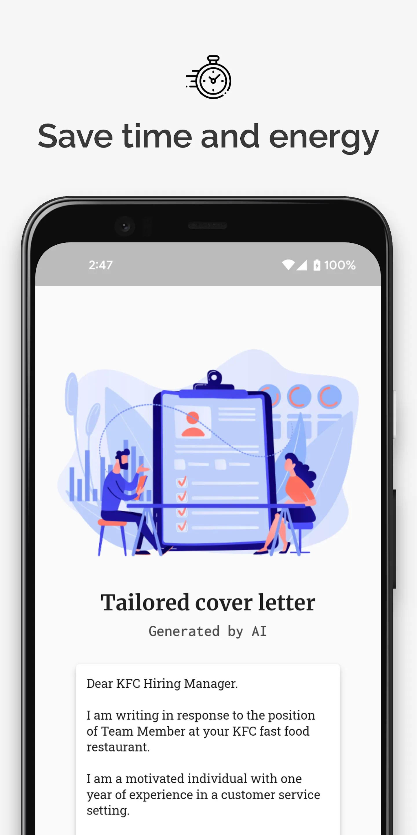 AI Cover Letter Pro - JobWiz | Indus Appstore | Screenshot