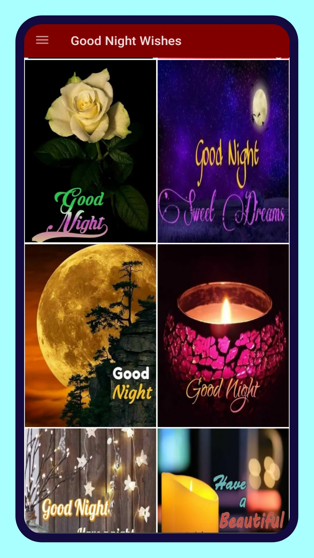 Good Night Wishes | Indus Appstore | Screenshot