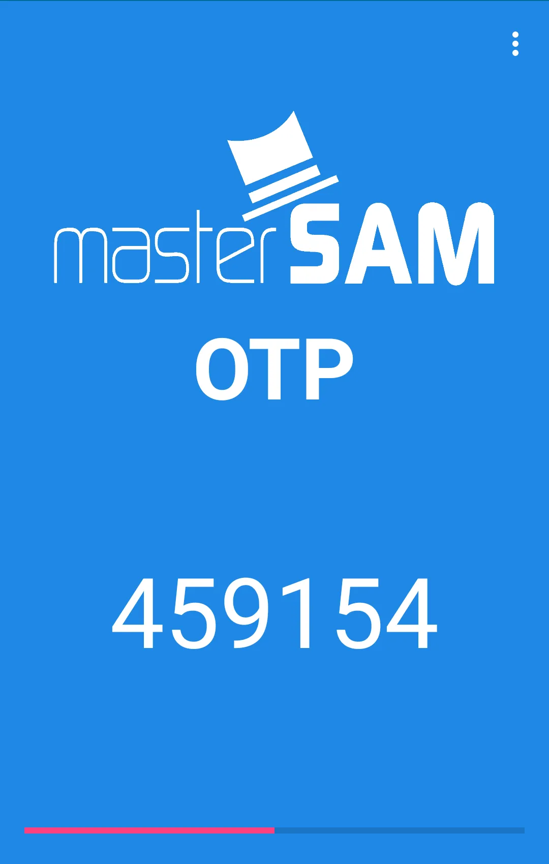 MasterSAM OTP | Indus Appstore | Screenshot