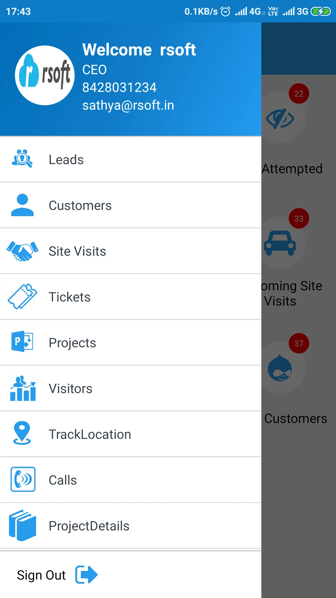 RSoft Real Estate CRM | Indus Appstore | Screenshot