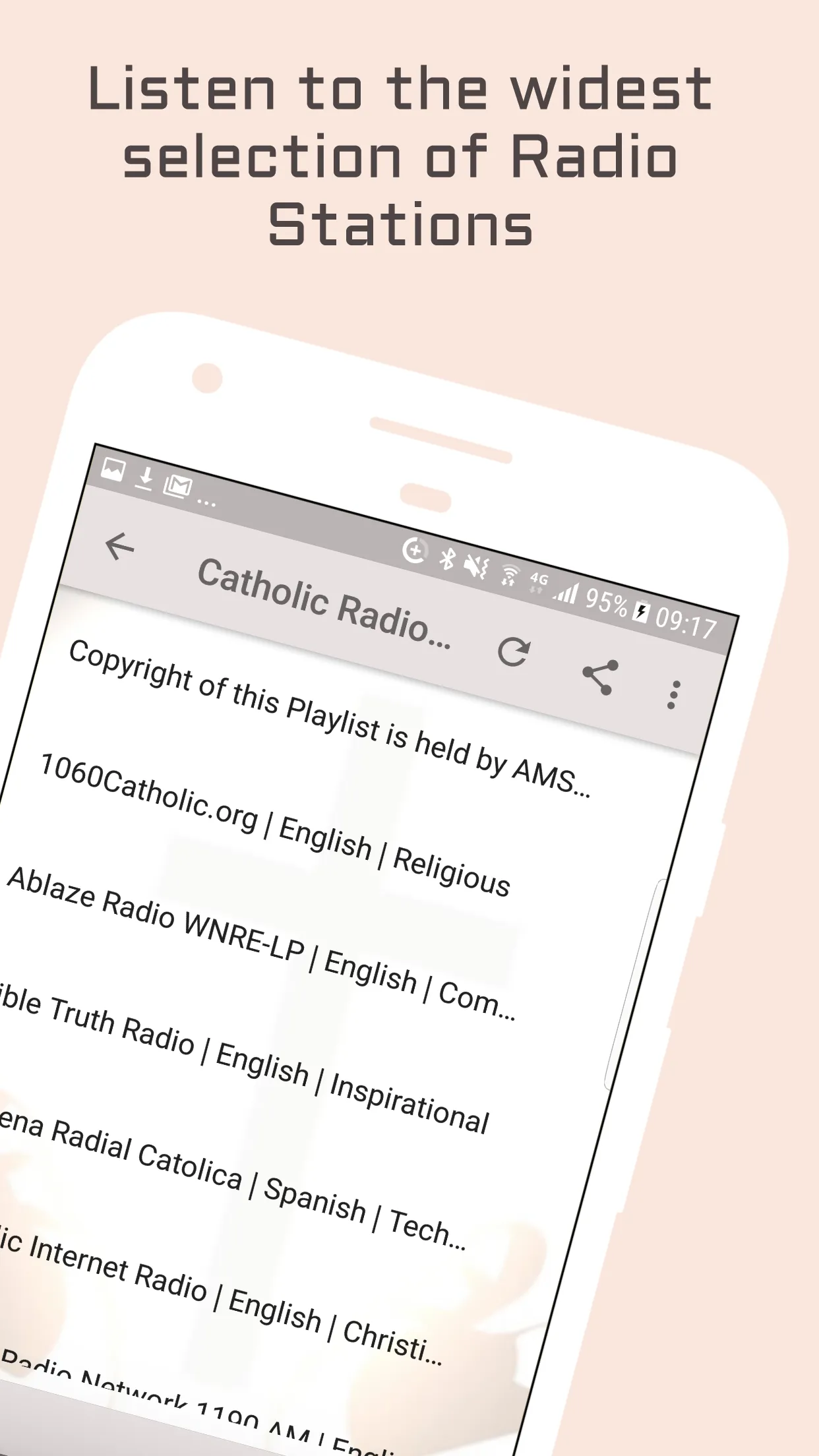 Catholic Radio Stations | Indus Appstore | Screenshot