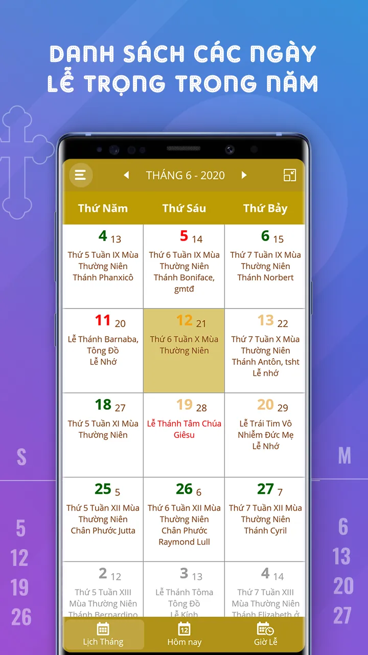 Lịch Công Giáo | Indus Appstore | Screenshot