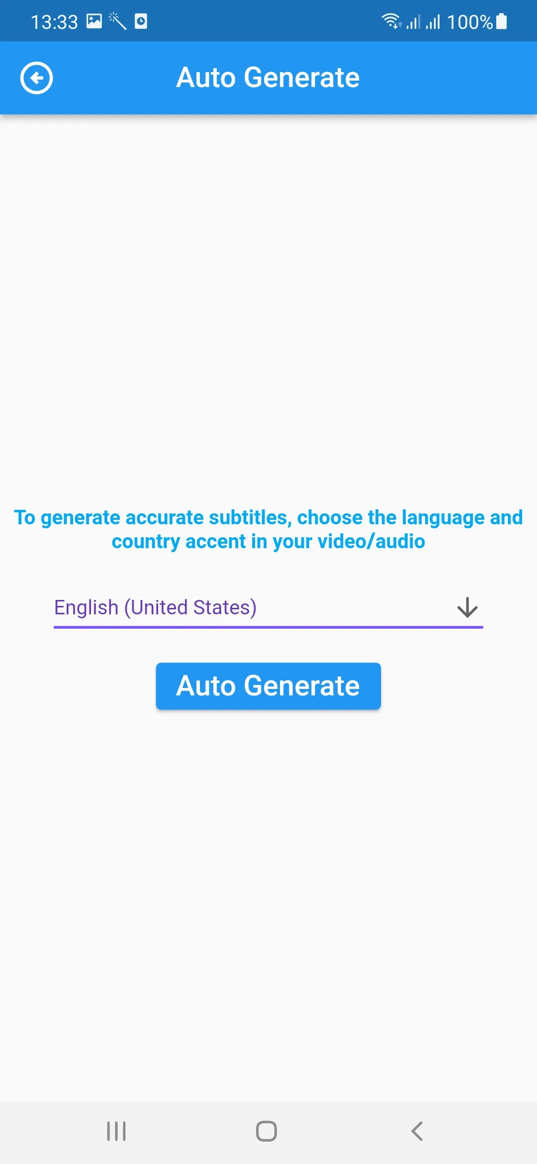 Automatic Subtitle Generator | Indus Appstore | Screenshot