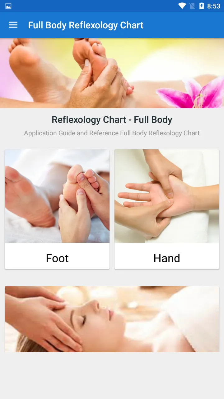 Reflexology Chart - Full Body | Indus Appstore | Screenshot