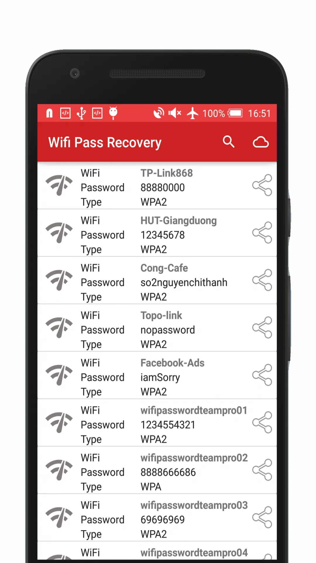 WiFi Password Recovery | Indus Appstore | Screenshot