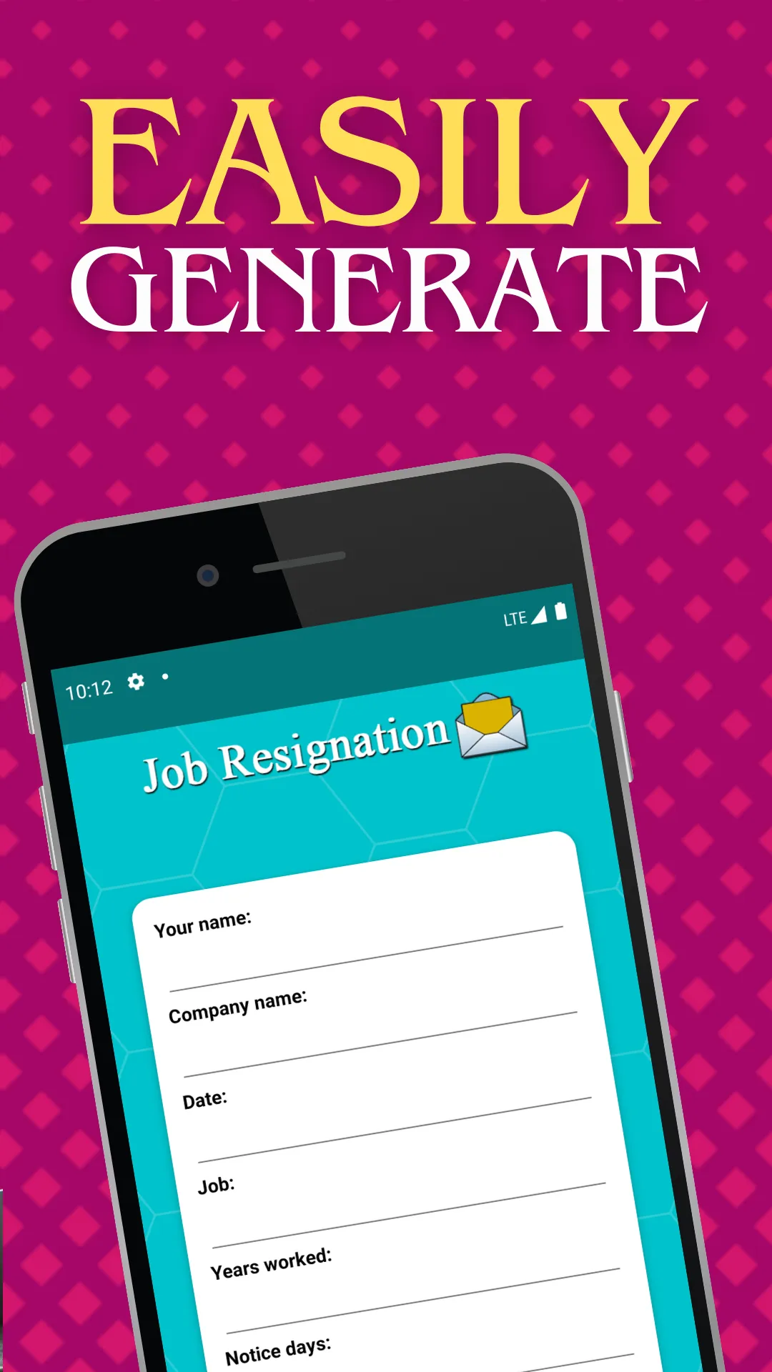 Job Resignation Letter | Indus Appstore | Screenshot