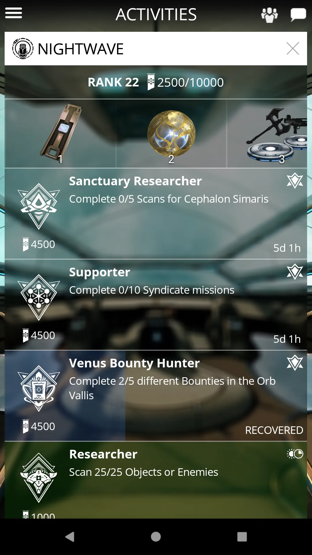 Warframe Companion | Indus Appstore | Screenshot