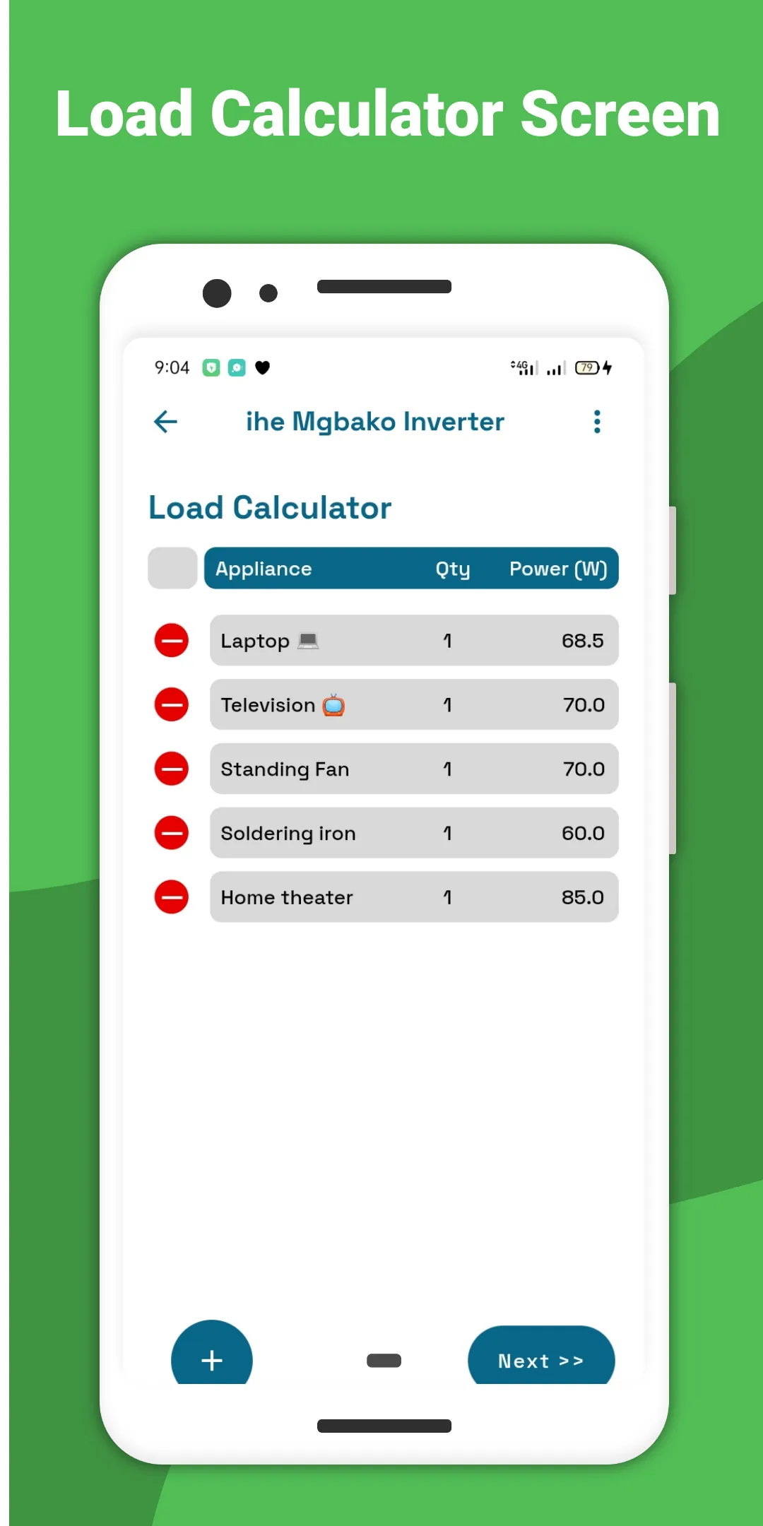 Inverter Calculator | Indus Appstore | Screenshot