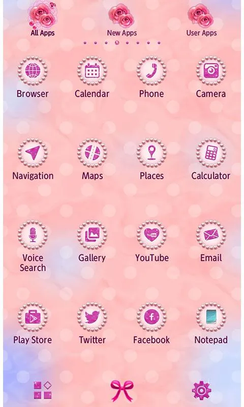 Pink Wallpaper Sparkly Sweets | Indus Appstore | Screenshot