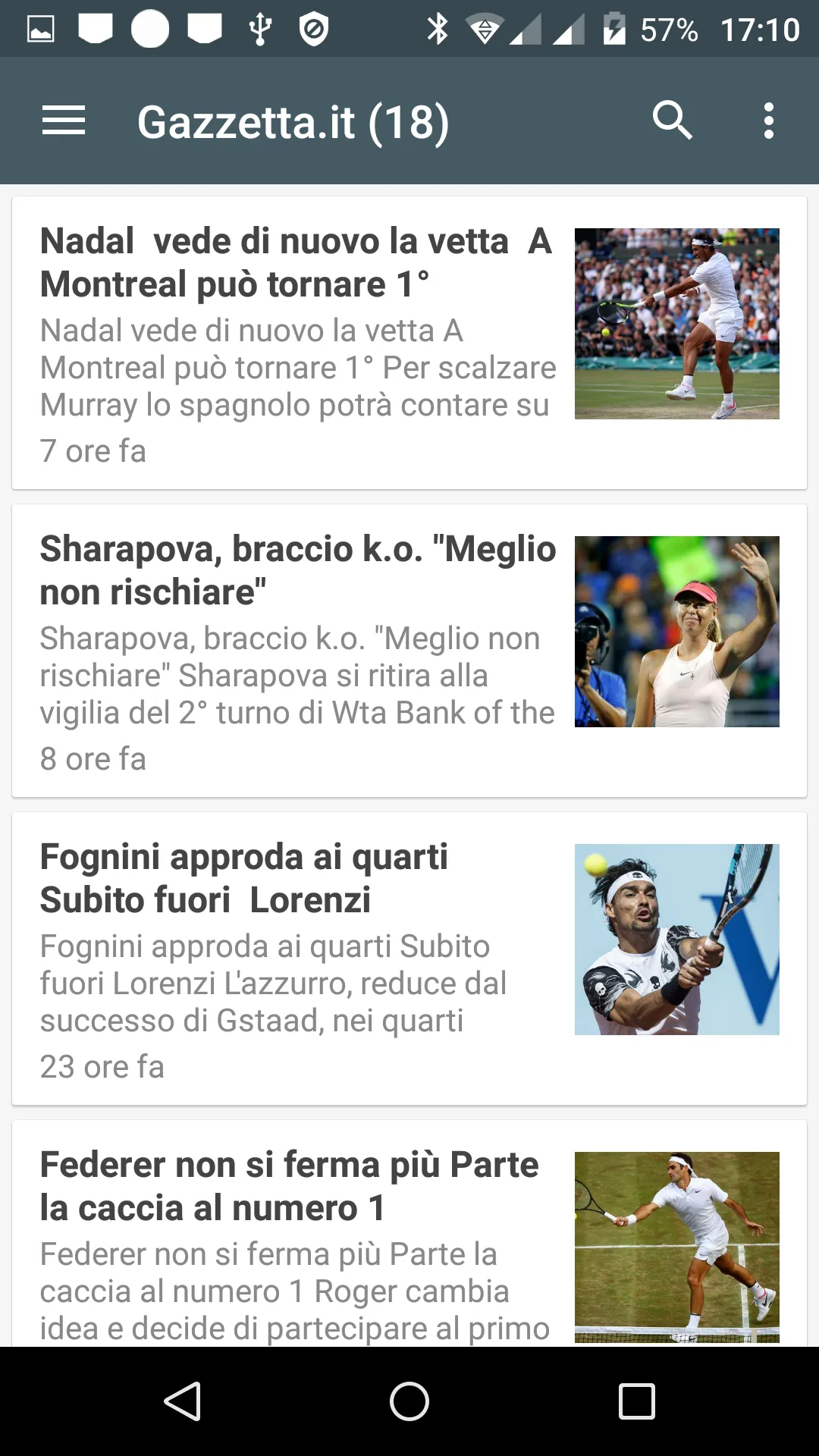 Tennis Notizie | Indus Appstore | Screenshot