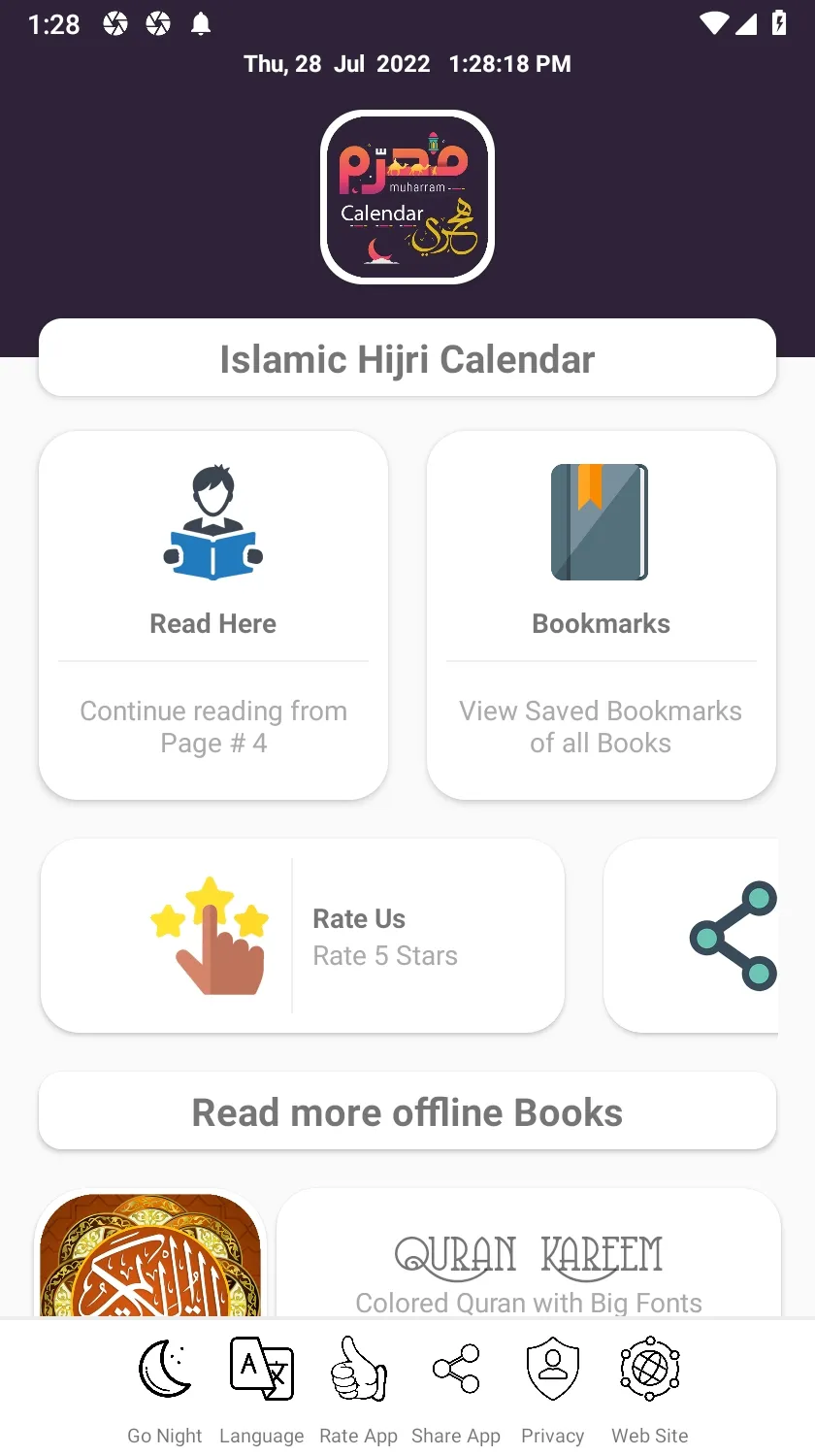 Islamic Hijri Calendar 2022-23 | Indus Appstore | Screenshot