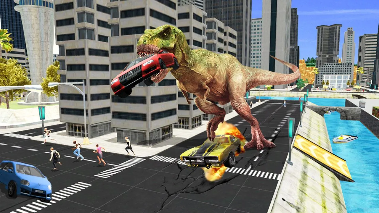 Deadly Dinosaur Attack | Indus Appstore | Screenshot