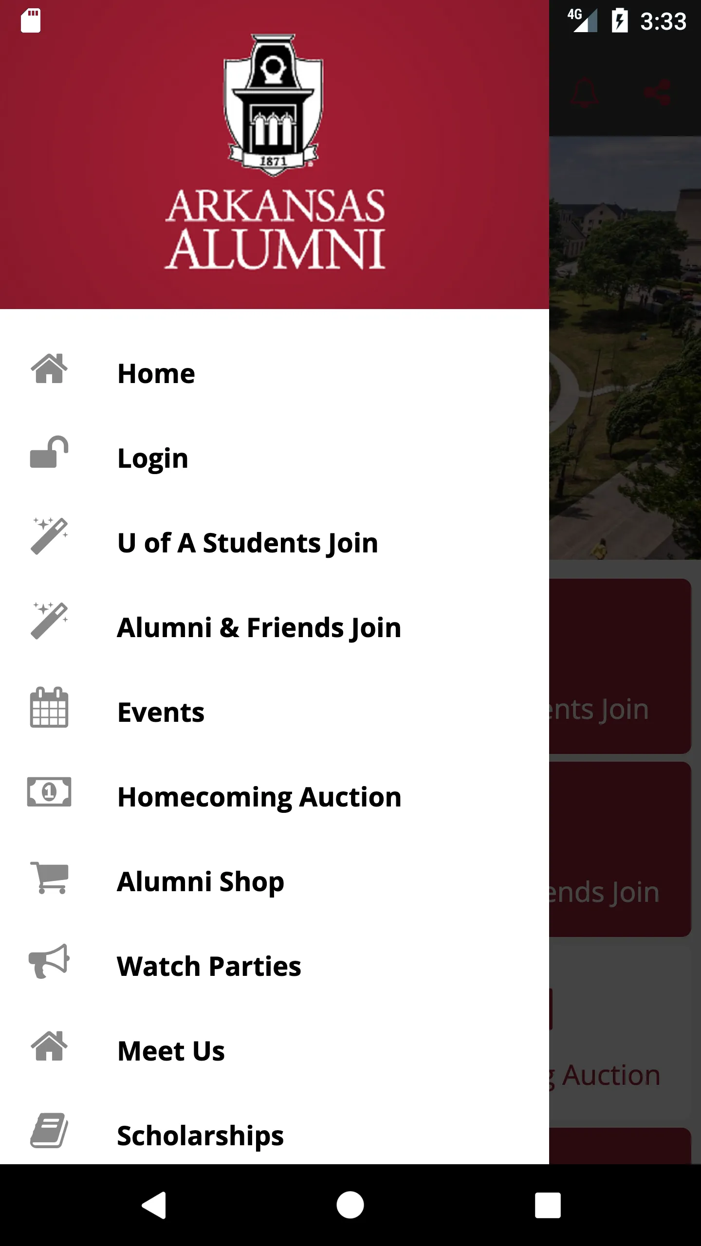 Arkansas Alumni | Indus Appstore | Screenshot