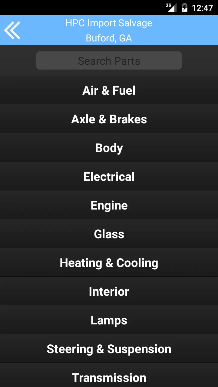 HPC Import Salvage - Buford GA | Indus Appstore | Screenshot