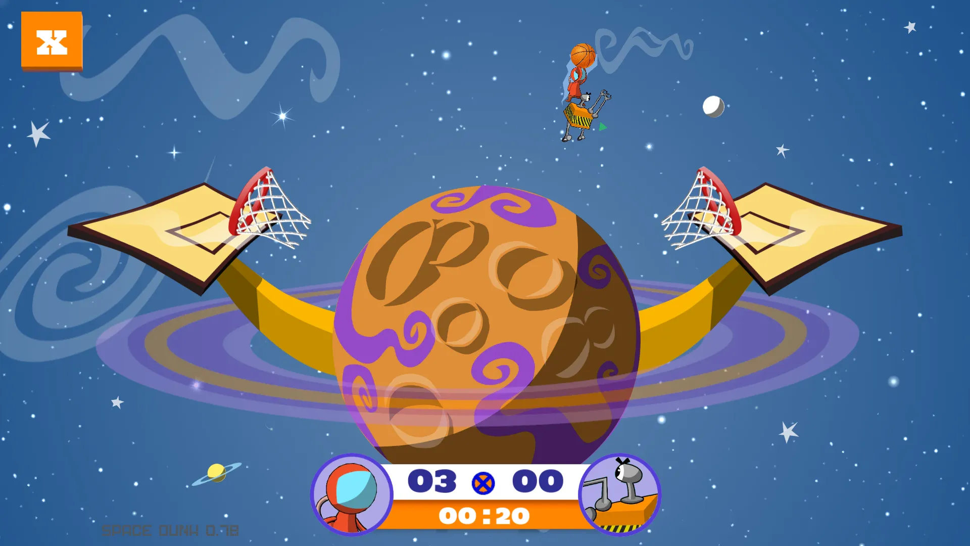 Space Dunk Basketball | Indus Appstore | Screenshot