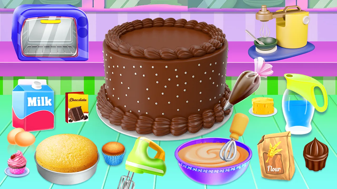 Kid Cakes Maker Cooking Bakery | Indus Appstore | Screenshot