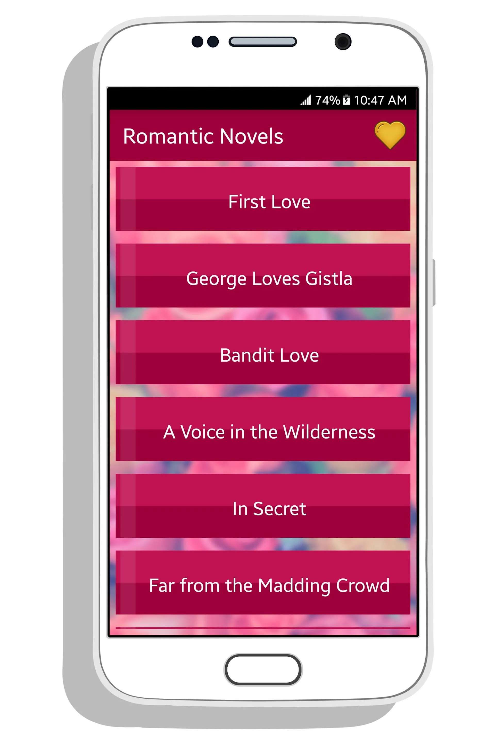 English Romantic Novels | Indus Appstore | Screenshot