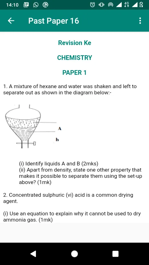 Chemistry Notes&Papers Form1-4 | Indus Appstore | Screenshot