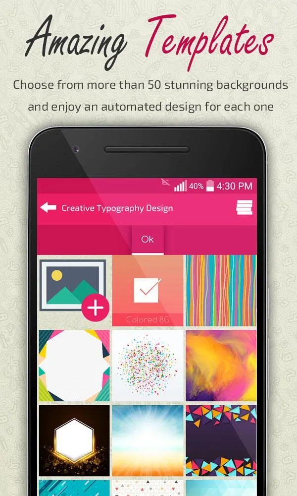 Creative Typography Design | Indus Appstore | Screenshot