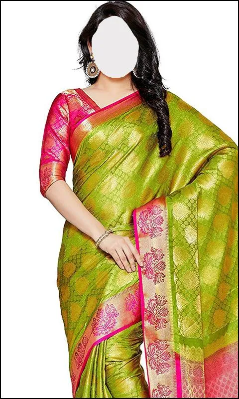 Fashion Women Saree Photo Suit | Indus Appstore | Screenshot