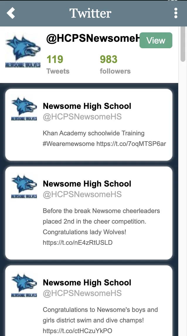 Newsome HS | Indus Appstore | Screenshot