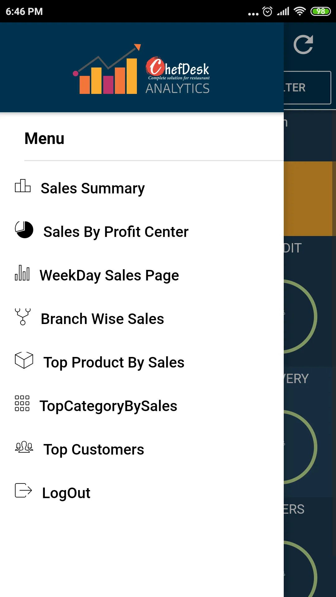 ChefDesk Analytics | Indus Appstore | Screenshot