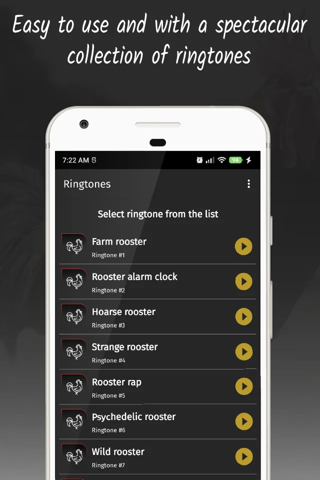 Rooster ringtones for phone | Indus Appstore | Screenshot