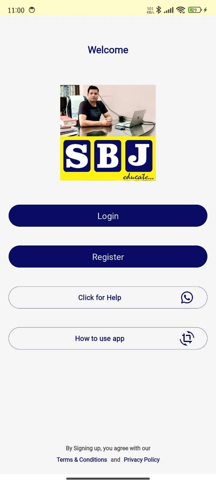 SBJ Educate - Live Classes | Indus Appstore | Screenshot