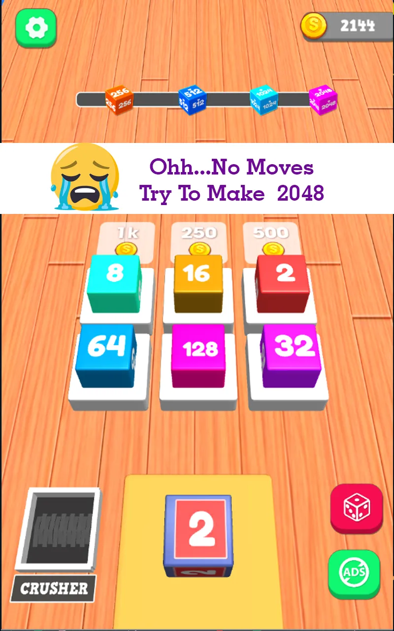 Merge Cubes2048:3D Merge game | Indus Appstore | Screenshot