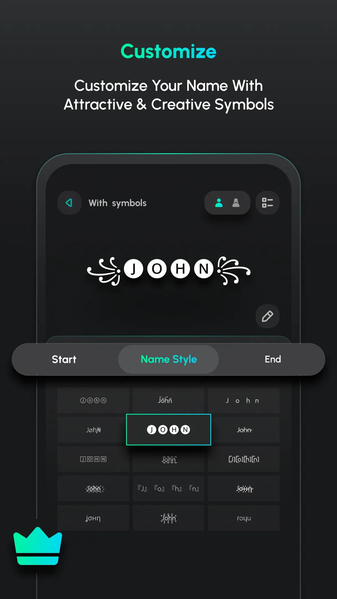 Auto Nickname Name Font Styles | Indus Appstore | Screenshot