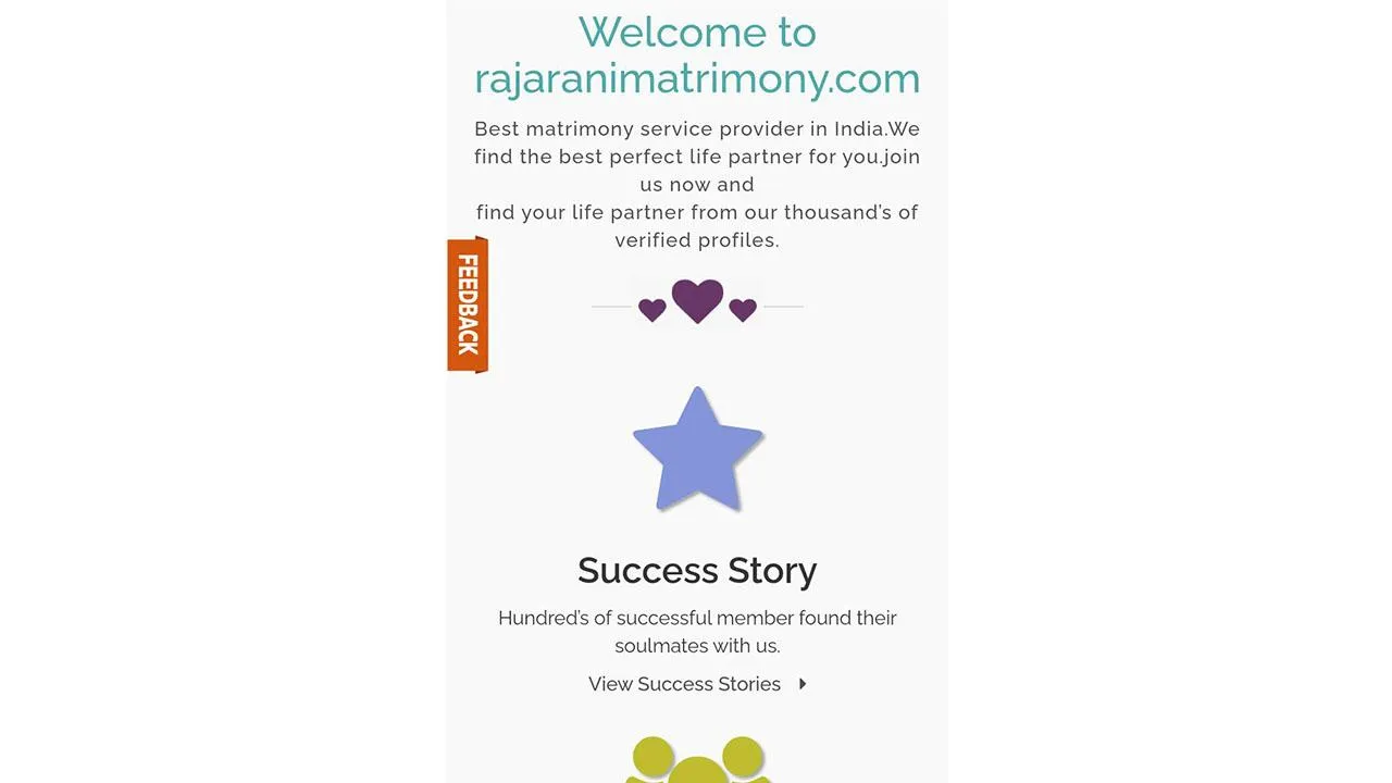 Rajarani Matrimony | Indus Appstore | Screenshot