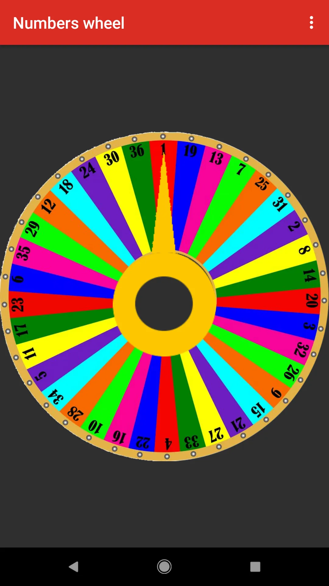 Roulette Wheel | Indus Appstore | Screenshot