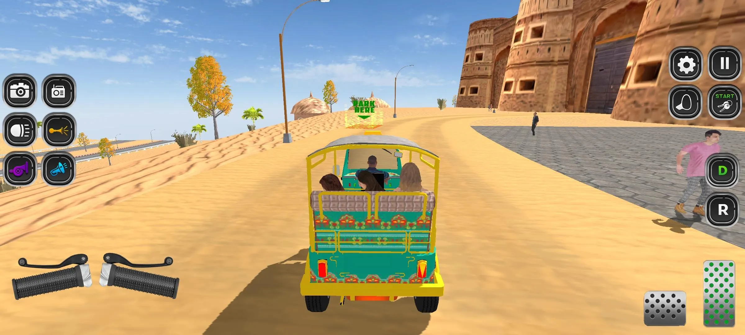 City Tuk Tuk Rickshaw Game 3D | Indus Appstore | Screenshot