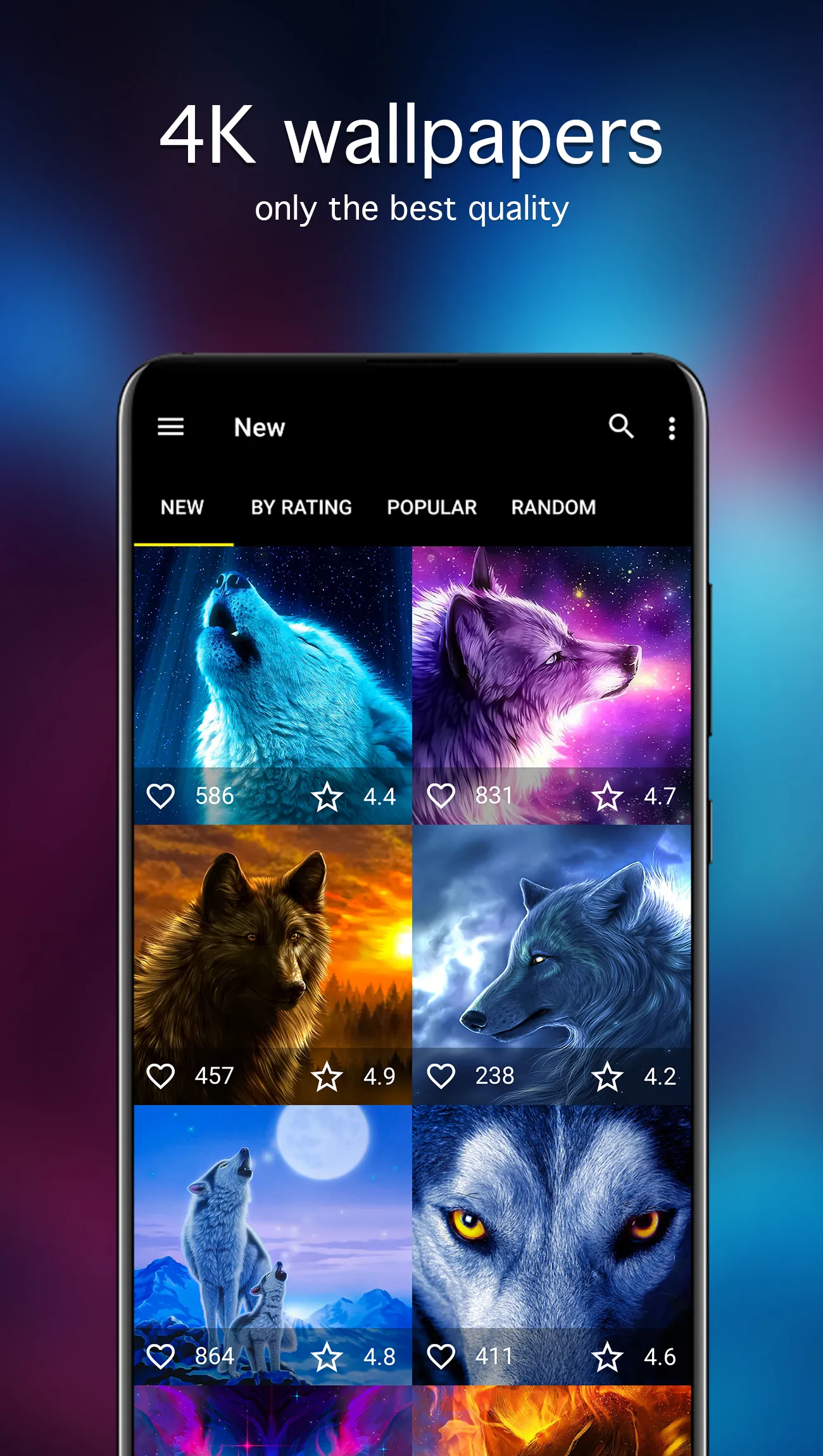 Wolf Wallpapers 4K | Indus Appstore | Screenshot